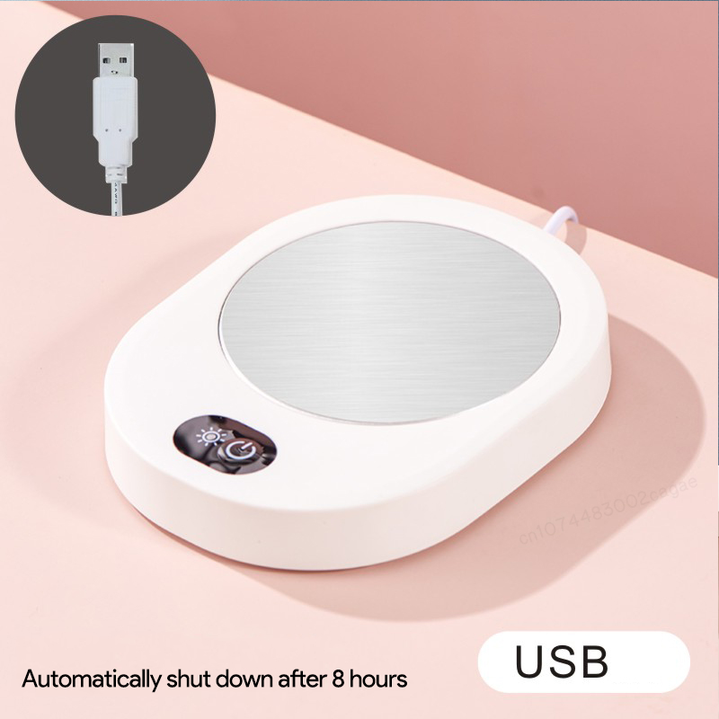 Tassenwärmer, thermostatische Temperatur für Kaffee, Milch, Tee, Wasser, DC 5 V, USB-Heizkissen, Tassenheizung für Zuhause, Büro, Schreibtisch: Default Title