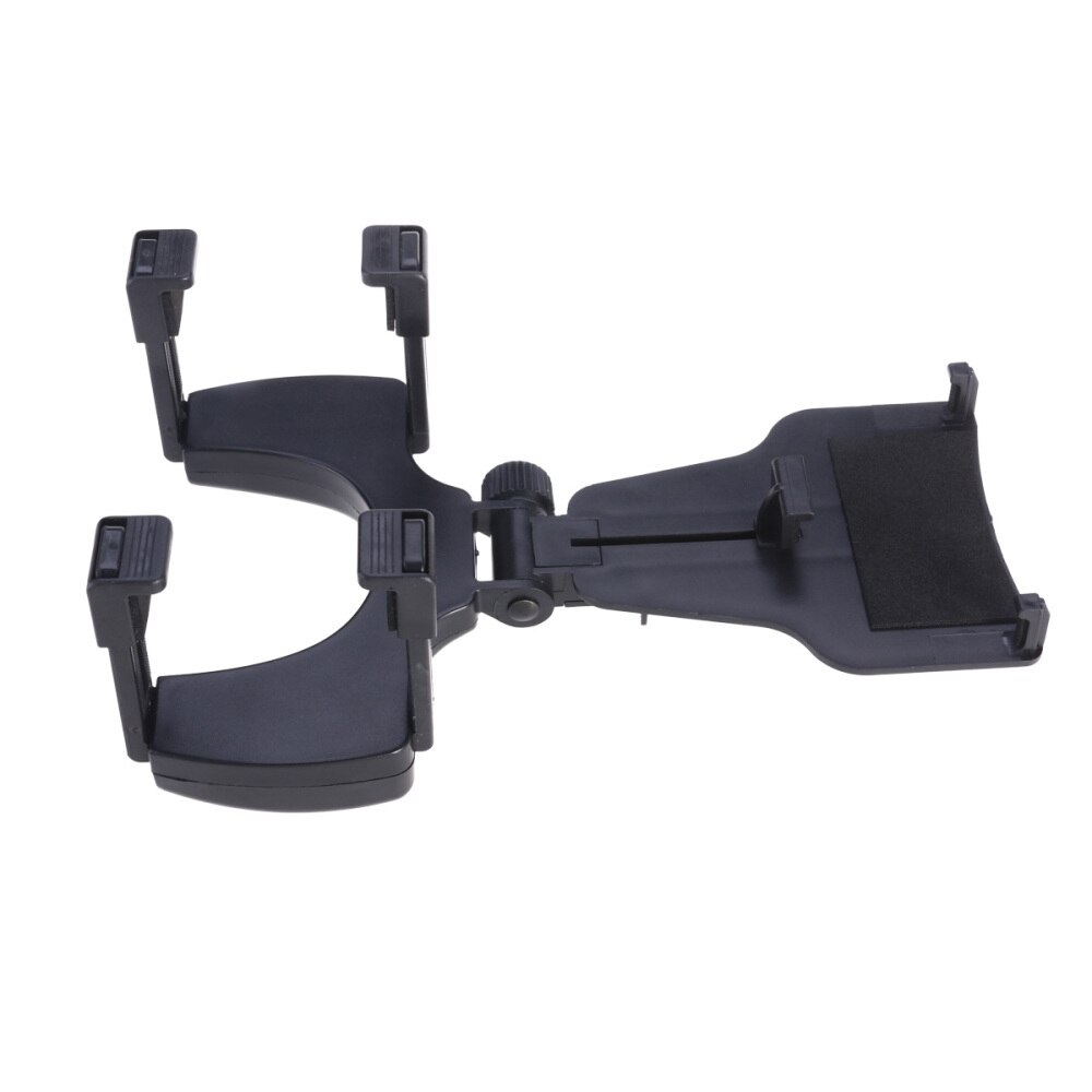 Cell Phone Car Mount Review Mirror Phone Holder Cradle Stand for GPS (Black)