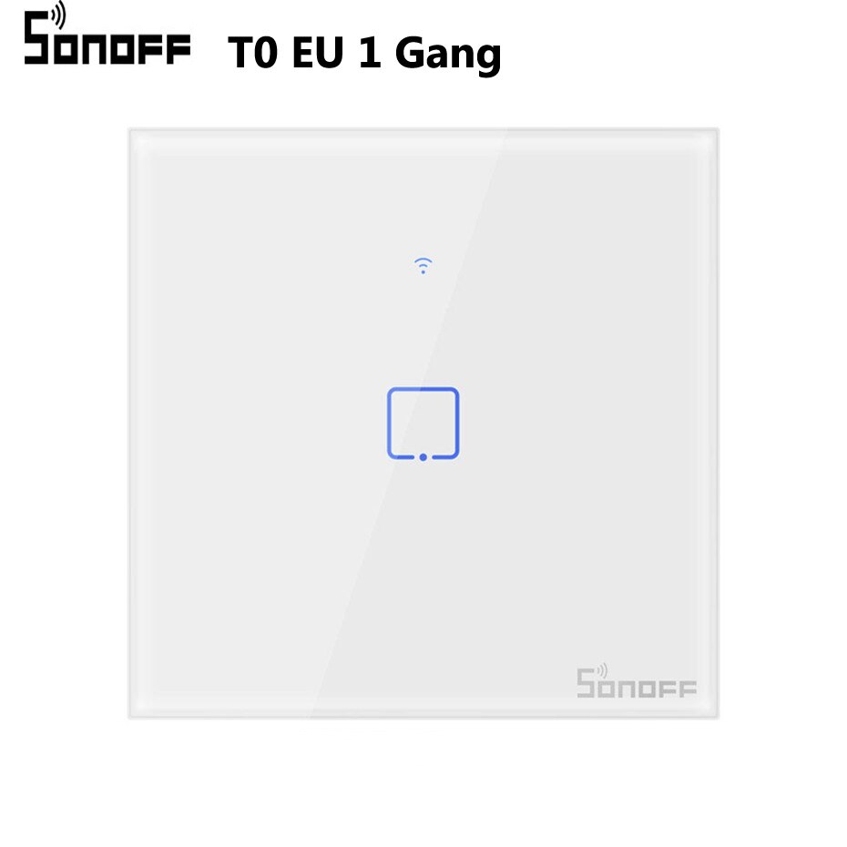 Sonoff WiFi Smart Switch T0 UNS EU 1 2 3 Gang Wand Touch Panel Wireless Remote lampe Smart Home Controller durch Alexa Google Hause: T0 EU 1C