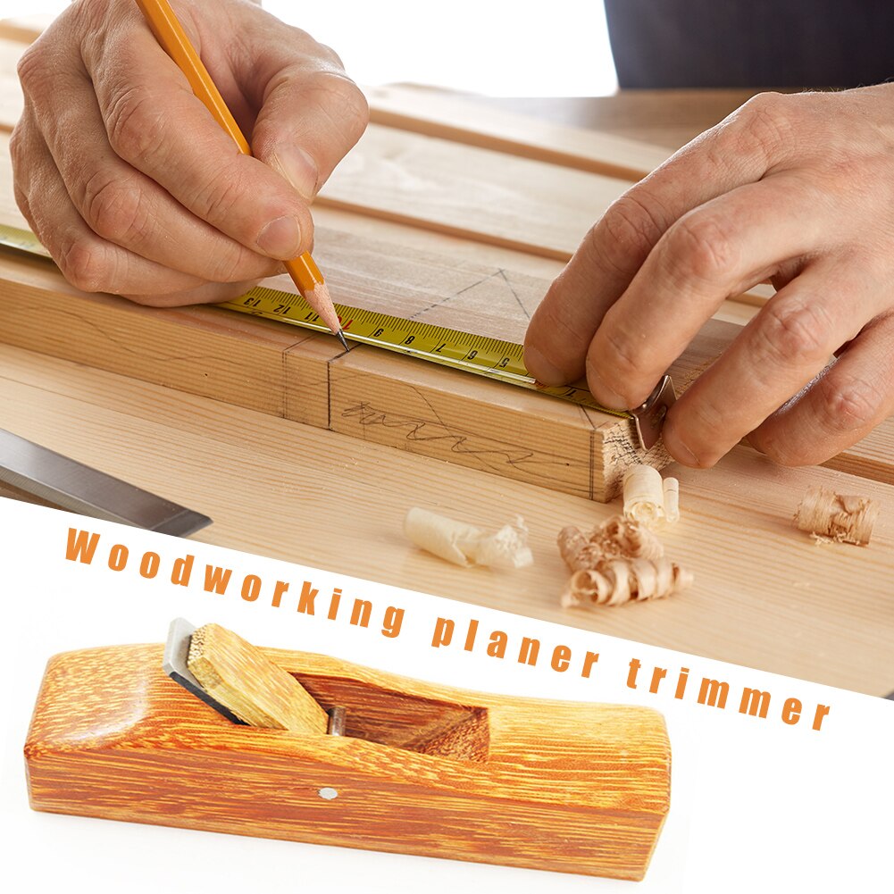 Woodworking Cutting Edged Plane Blade Mahogany Planer Manual Trimming Planers Carpenter Manual Woodworking Tools