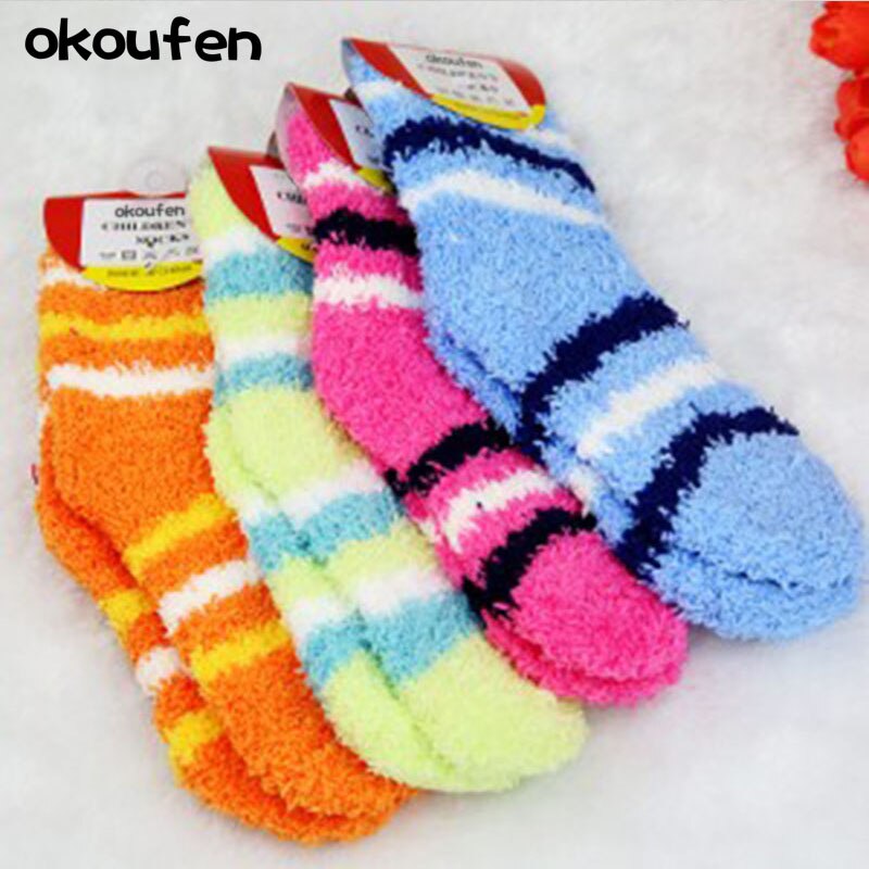 winter warm baby boy and girl socks brand children kids towel thick socks retail