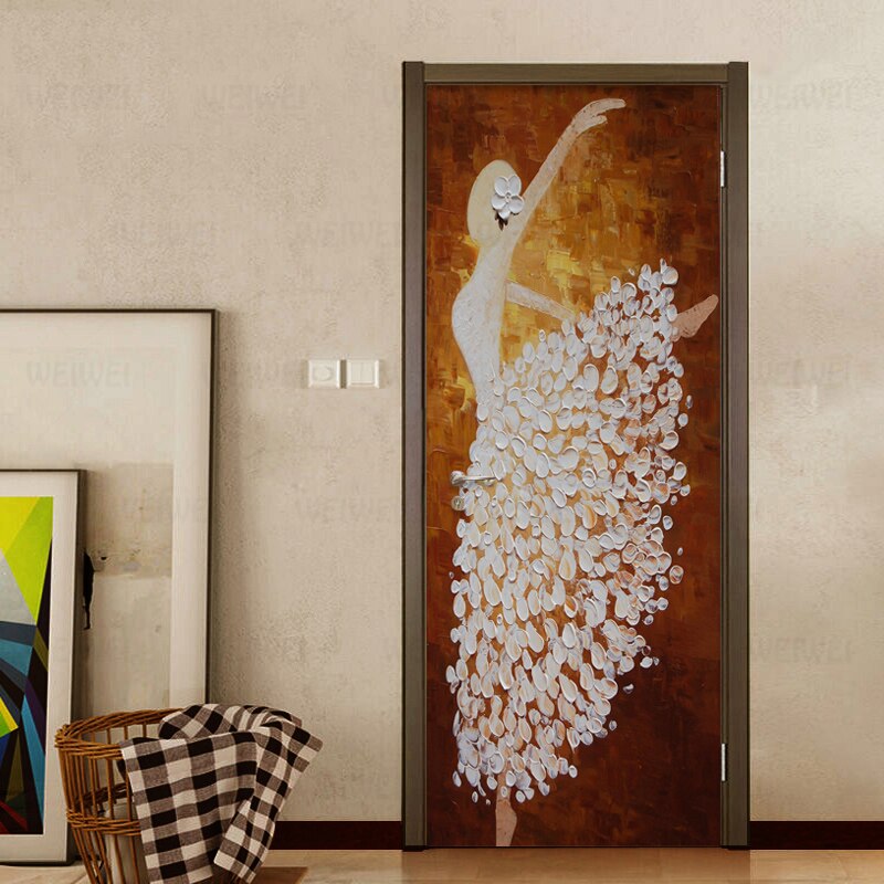 Modern Abstract Art 3D Wall Door Sticker Living Ro... – Vicedeal