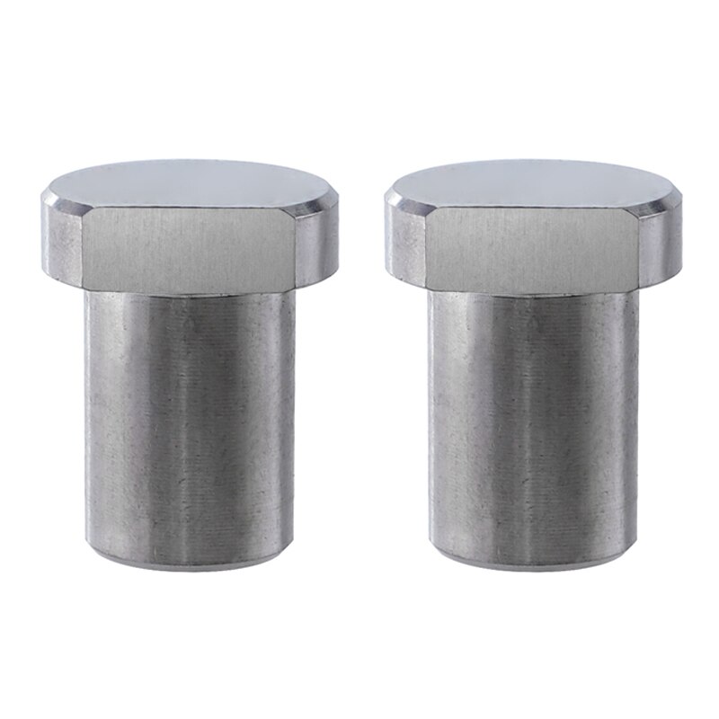 2 uds. Tapones de banco de trabajo, bloques de límite de acero inoxidable, accesorios fijos para mesa de carpintería: Default Title