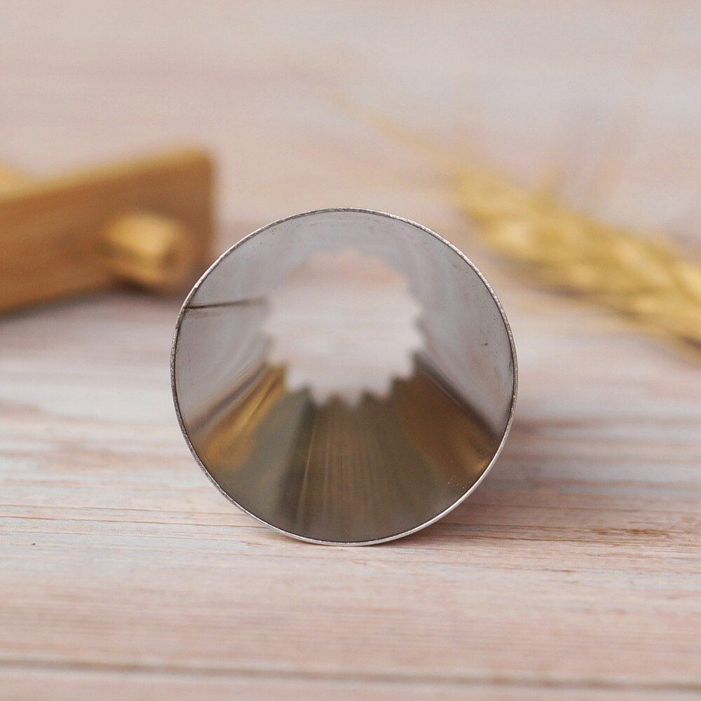 # 6FT Grote Size Open Star Piping Nozzle Cake Decorating Pastry Icing Tips Bakvormen Keuken Cookies Gereedschap Rvs