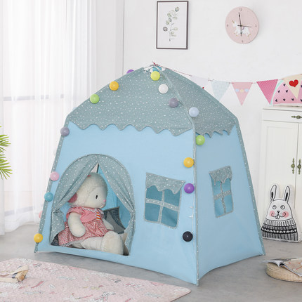 130*100*125cm Portable Children Tent Folding Kids Tents Tipi Baby Play House Large Girls Princess Castle Child Room Decor: tentC
