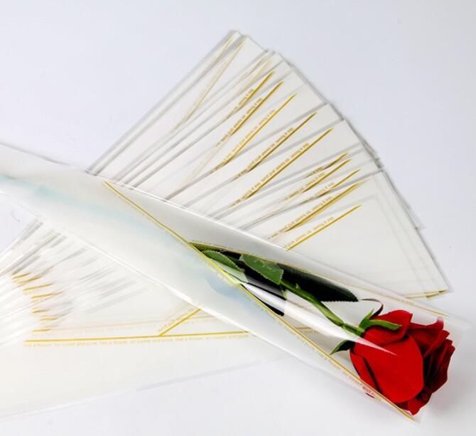50pcs/lot Wrapping Paper For Flowers Rose Florist Packaging Paper Single Rose Flowers For Wedding Floral Package