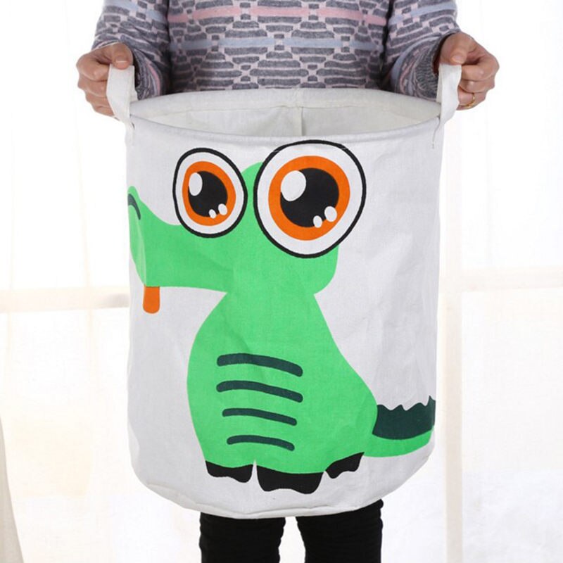Panier à linge pliable en forme d'animaux, grand panier à linge pliable de dessin animé pique-nique pour enfants, rangement de jouets, lavage de vêtements sales, panier d'articles divers pour la maison: Laundry Basket B