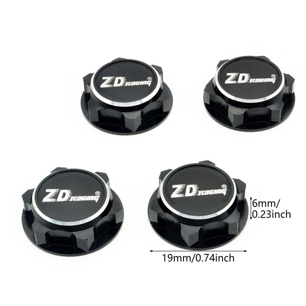 Exquisite En Duurzaam Lichtgewicht Aluminium 17Mm Hex Wielmoeren Stofdicht Anti-Skid Antislip Voor 1/8 Rc auto
