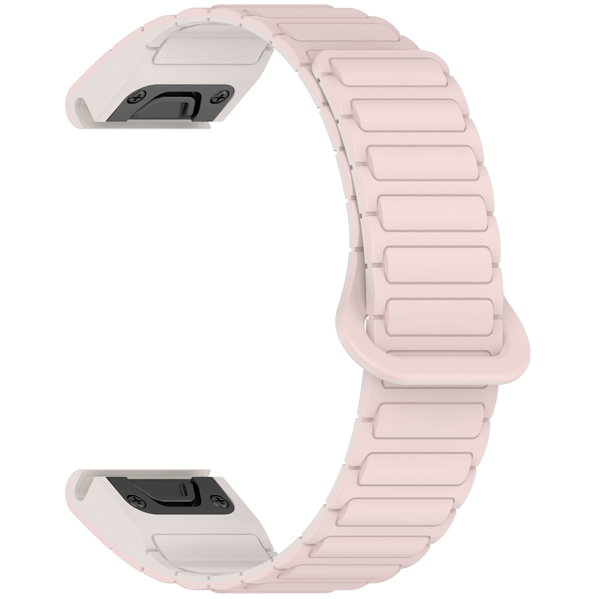 Brățară Magnetică din Silicon pentru Smartwatch - 20mm 22mm 26mm QuickFit - Compatibilă Garmin Fenix 8 7X 7 7S 5X 5S Plus 3HR: S / Albastru închis negru