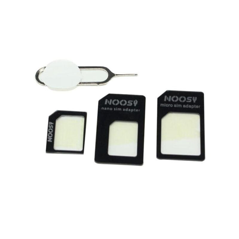 4 In 1 Converteren Nano Sim-kaart Naar Micro Standaard Adapter Voor Iphone Voor Samsung 4G Lte Usb Draadloze router Hyq