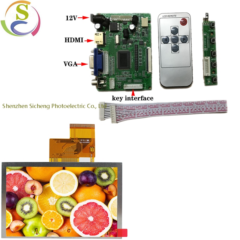 Direct-selling HD 5-inch display HJ050NA-01I 5-inch Display Screen for Vehicle Industry