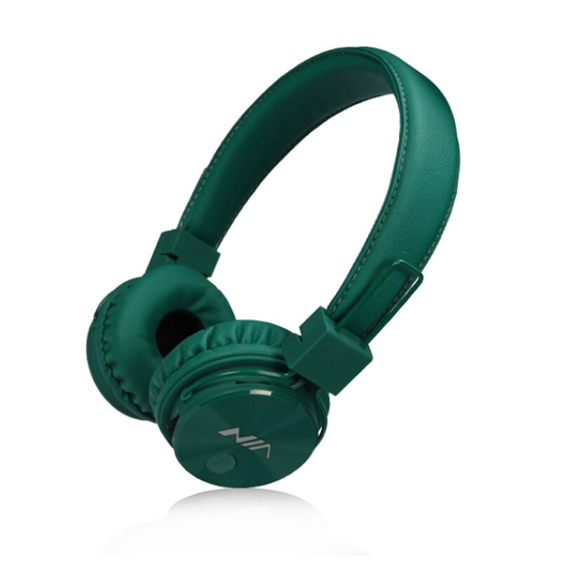 NIA X3 – casque d&#39;écoute sans fil pliable, réglable, avec Support de micro, carte TF, écouteurs pour Radio FM, , Original: Vert foncé