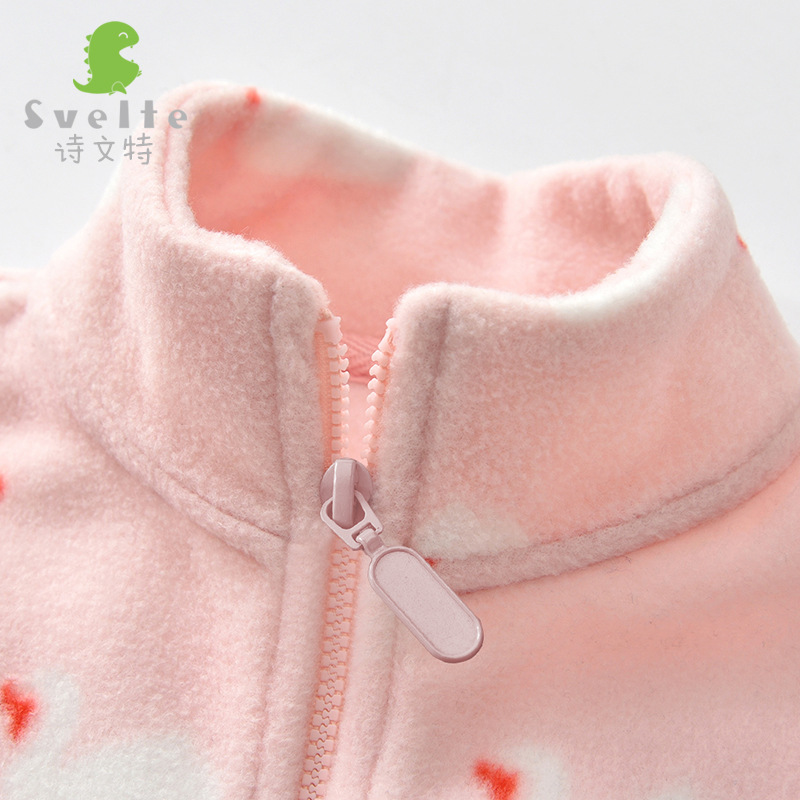 2022 dziecko kamizelka dziewczyny płaszcz kurtka kamizelka dziecięca dziewczynek kamizelka polarowa 2T-8T małe dziewczynki ubrania maluch kamizelka ubrania dziewczyny