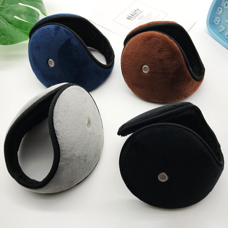 Protège-oreilles en Polyester pour hommes, couvre-oreilles , en peluche, coupe-vent, cache-oreille chauffant, masque épaissi, bandeau