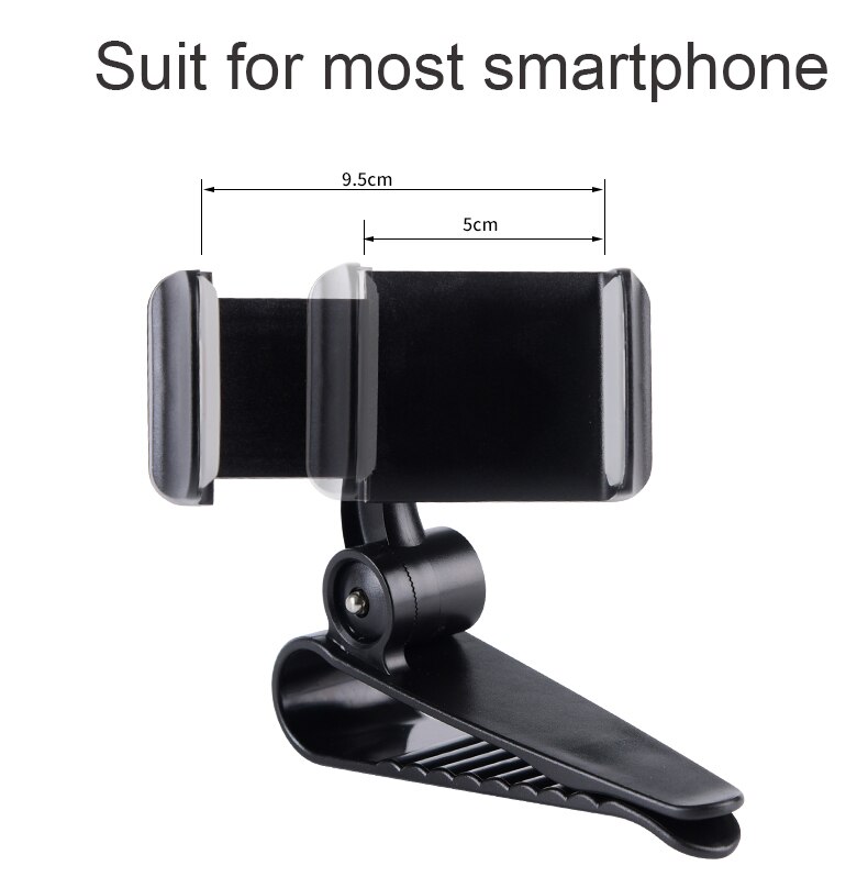 360 Auto Clip Zonneklep Mobiele Telefoon Houder Stand Soporte Movil Voor Iphone Xs Gps Achteruitkijkspiegel houder Auto Mobiele