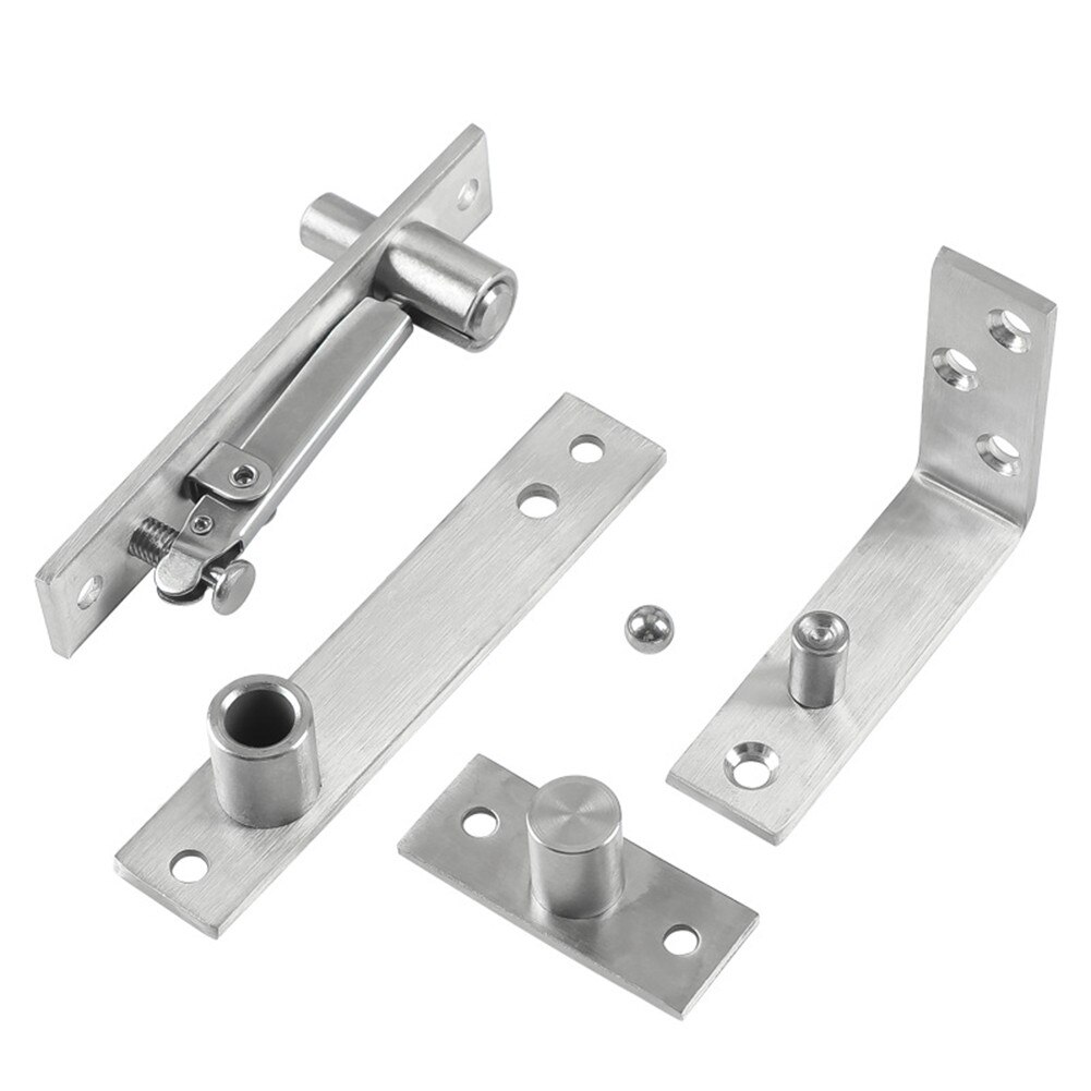 Wooden Door Pivot Hinge Bottom Shaft Universal 360 Degree Heavy Duty Rotation With Screws Furniture Fittings Home Hardware Tool