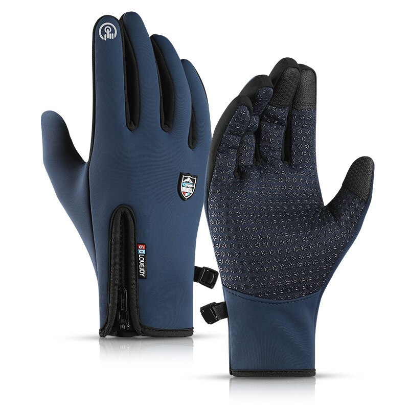 Xiaomi Outdoor Cycling Gloves Winter Warm Fleece Ski Full-finger Gloves Touch Screen Windproof Waterproof Glove for Women Men