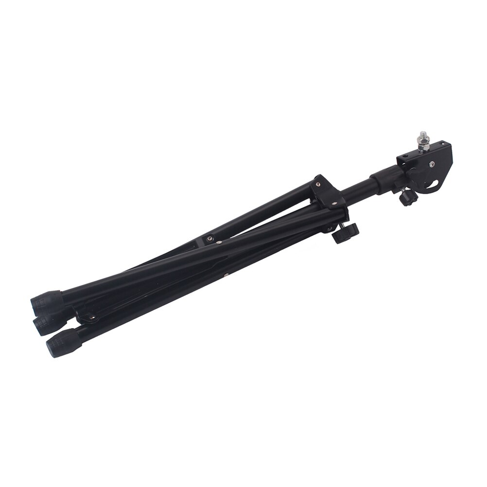 8inches Adjustable Metal Tripod Dumb Drum Stand Practice Pad Rack Bracket Support Percussion Accessory(Black)