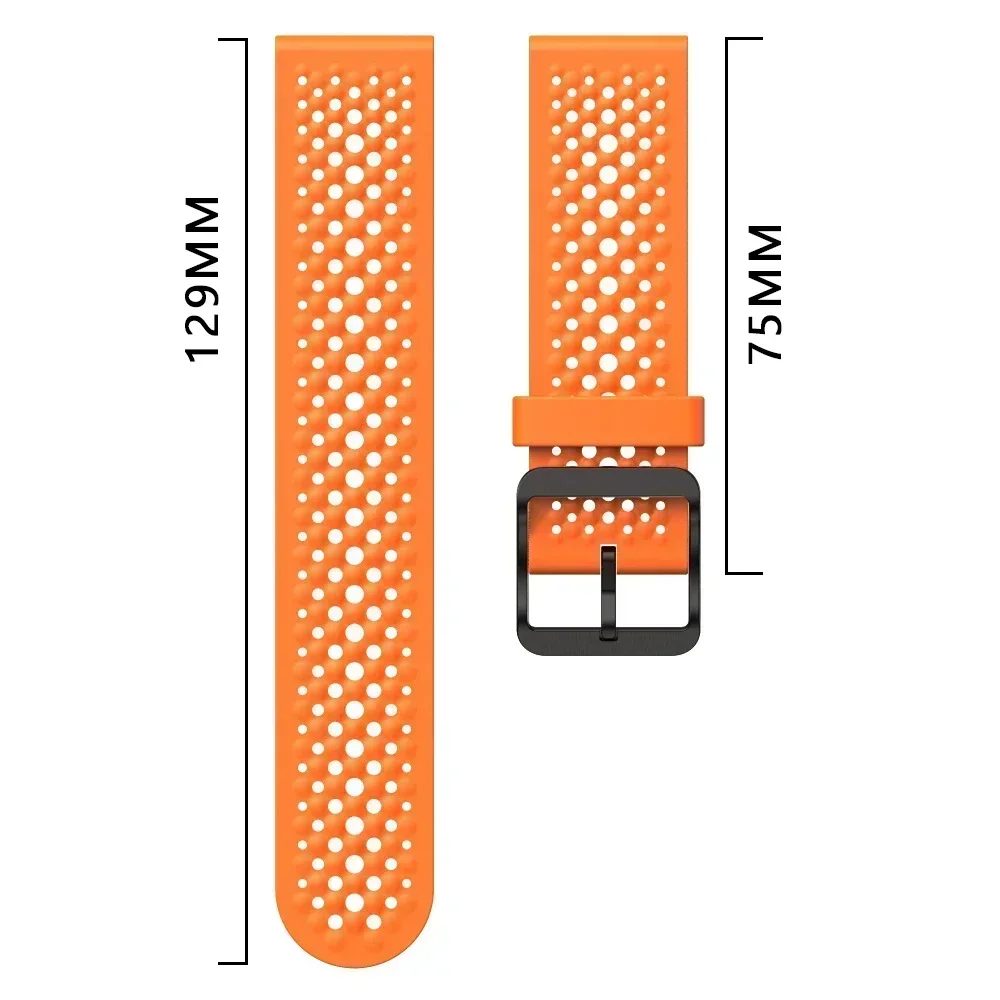 22mm horlogebandje voor ticwatch pro 3 ultra gps/lte, zacht bandje voor ticwatch pro 3 gtx gtw  e2 s2, vervangende armband.