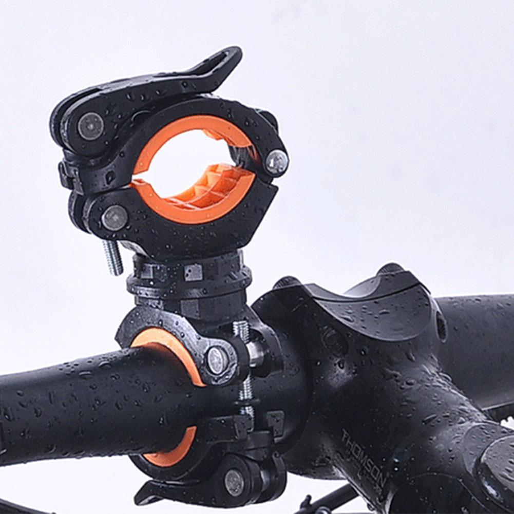 Lamp Holder Bicycle Flashlight Lamp Holder Front Lamp Mountain Holder Bike Accessorie Fixed Bike Holder Riding Bracket Equi J3d5