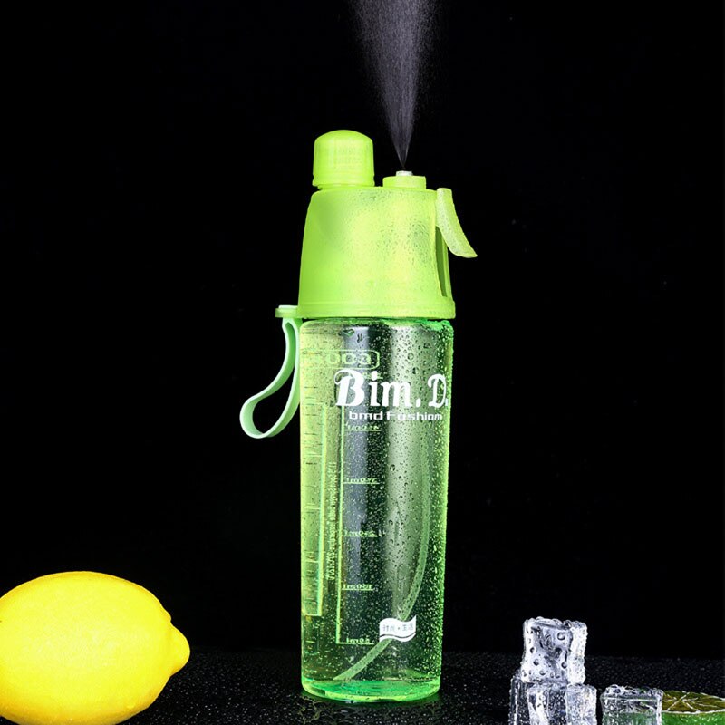 Bidon rowerowy rozpylać robić wody w sprayu szklany plastikowy, pojemny kubek studenci Aquarius na wolnym powietrzu