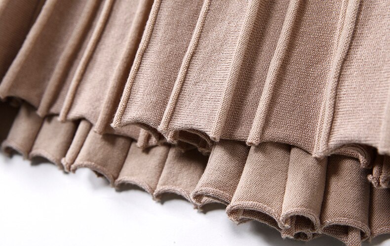 VIELLEICHT U khaki Elegante Winter Volle Hülse Lange Hülse Büro Midi- Schärpen V-ausschnitt Solide wickeln Rosa Gestrickte Knie Länge Kleid d0014