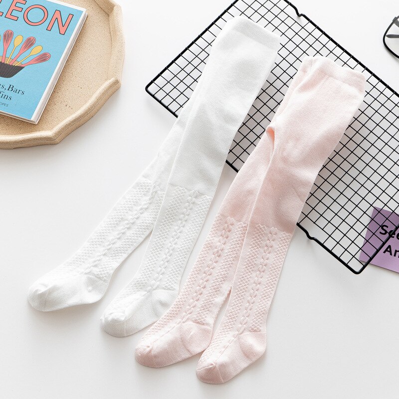 Lente Zomer Baby Meisje Leggings Effen Kleur Panty Meisjes Gekamd Katoen Panty Kids Peuters Panty Kindje Panty 0-24 maanden