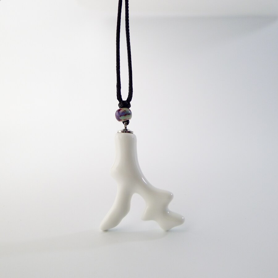 Keramiek ketting handgemaakt- uniek- pipa main image 0