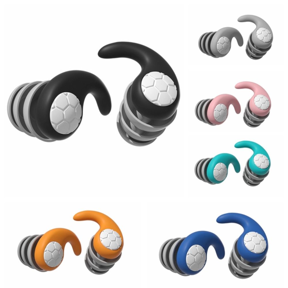 Ear Protector Swimming Earplugs Waterproof Sound Blocking Silicone Earplugs Swimming Soft Three Layer Waterproof Ear Plug