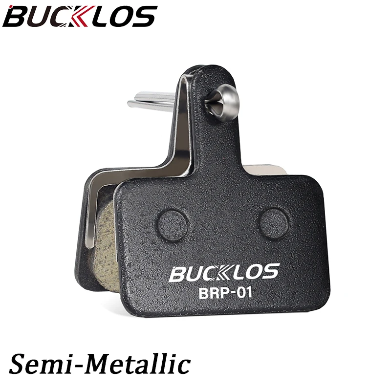Bucklos Voor B 01S Fiets Remblok Semi Metalen Fiets Remblokken Fiets Hydraulisch Remblok Weg Mountainbike Schijfremmen Remmen: WHITE