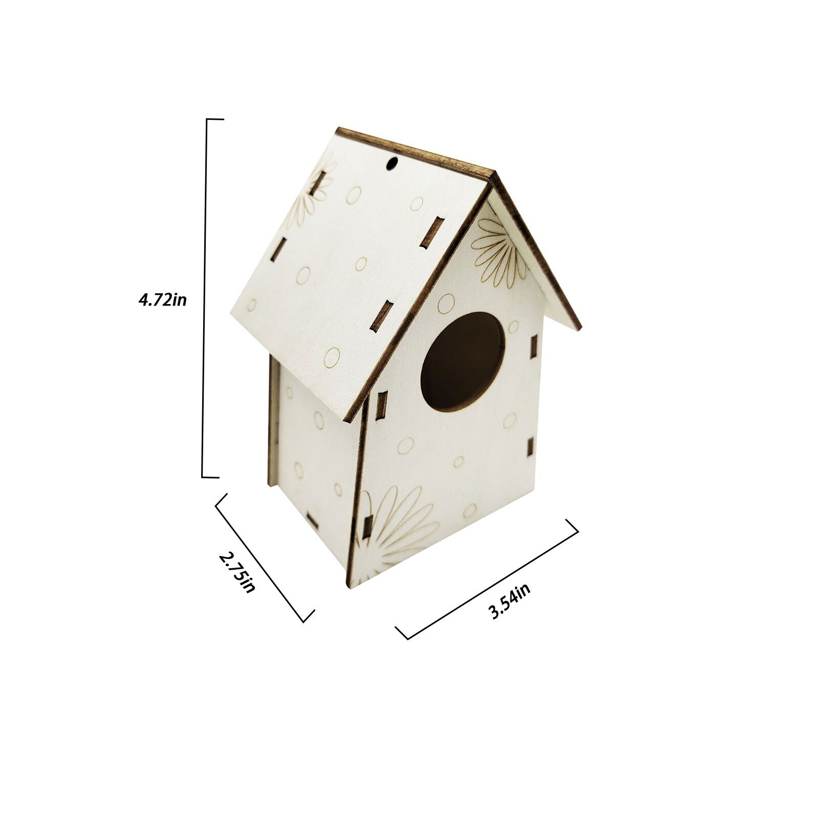 Mother's Day Diy Bird House Kit Nests House Bird House Bird Box Wooden Box Home Decoration Accessories Pets Supplies