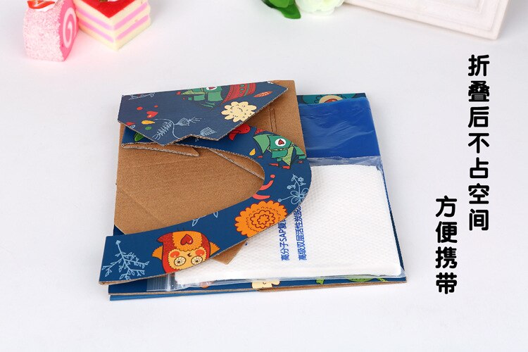 Boîte à caca en papier jetable pour voyage en plein air, portable, pliable, d'urgence, pliable, pour enfants et bébés