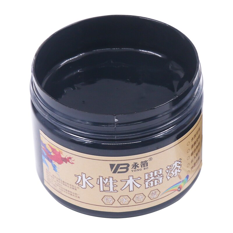 250g Black Paint Water-based Watercolor Paint,Furniture,Wooden Doors,Canvas