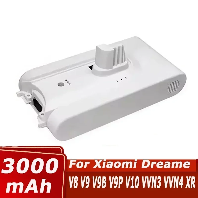 Batterie de remplacement 25.2V 5000mAh pour aspirateur Xiaomi Mijia Dreame V8 V9 V10 XR VVN3 VVN4: Violet