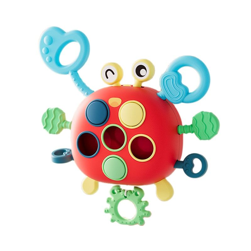 Montessori Sviluppo Sensoriale Giocattoli per Bambini Tirare La Stringa Dito Afferrare Formazione Apprendimento Precoce Giocattoli Educativi per 6-24 Mesi Del bambino