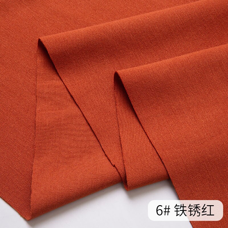Bred 62 " bomuldspandex materiale høj elastisk side to vejs stretch strik stof t-ærmet hættetrøje kjole nederst skjorte bukser stof: Nr. .6