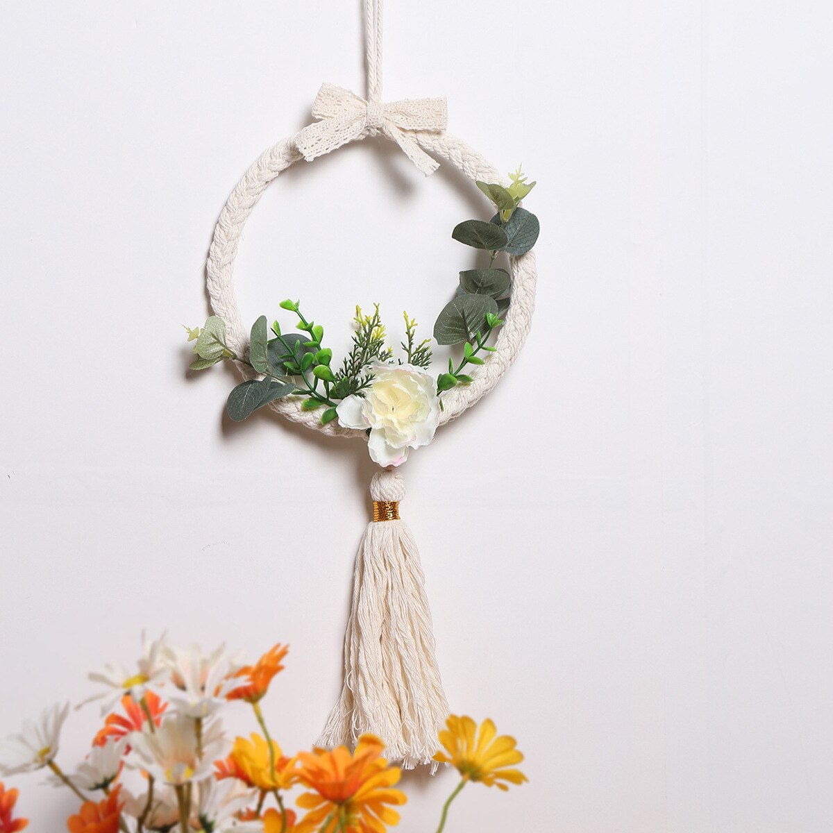 Multifunctional Home Living Room Decorations Retro Wall Display Wooden Frame Rustic Farmhouse Window Frame Ornaments: style D