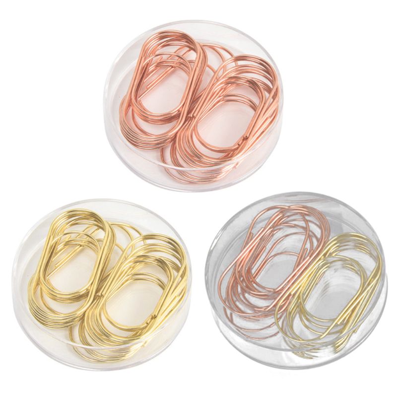 20 st 50mm metallgem breda foto brevpärm klämma bokmärken skolmaterial pappersvaror kontorstillbehör