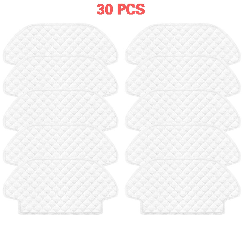 10//30/50 stuks wegwerpdoekjes en dweilen voor viomi  v2 pro  v3 v- rvclm 21 bmijia styj 02ym voor 3290/3490/3690 accessoires: 30 stuks