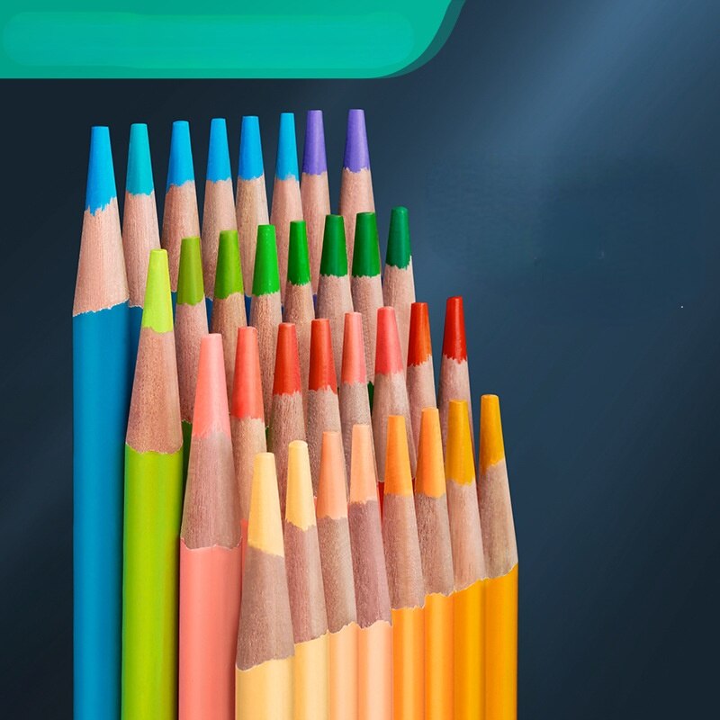 24/36/48/72/120 Color Pencil Set Student Children Diy Graffiti Oily Water-soluble Color Lead Sketch Comic Coloring Pen