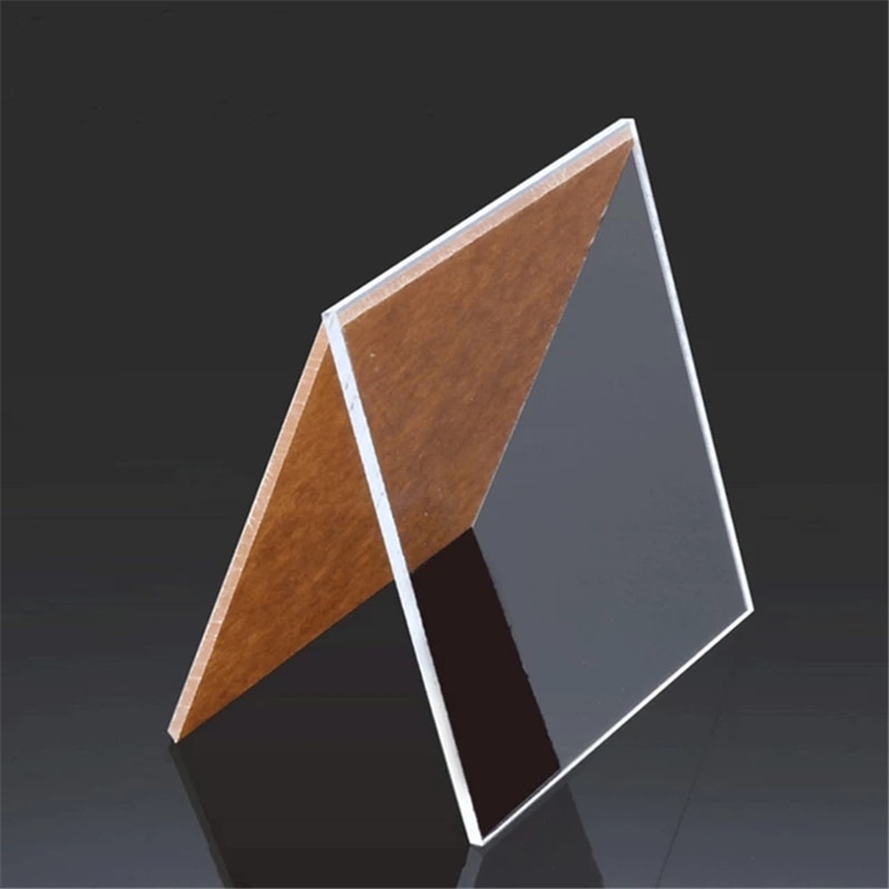 Plexiglass Transparent Clear plastic Sheet acrylic board organic glass polymethyl methacrylate 4mm thickness 200*200mm