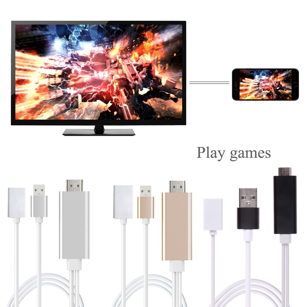 Bildschirmvideo  to 1080p kabel mit hdmi-anschluss für iphone 5/5s / 6/6, 6/6 s/s und -122175