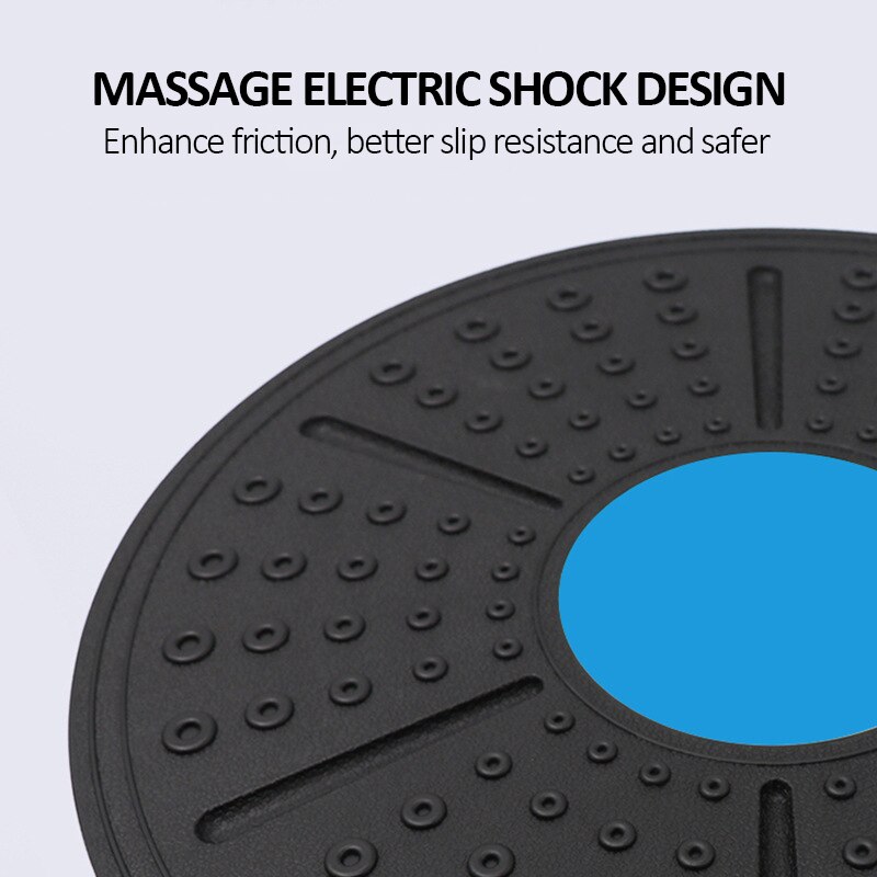 Yoga Balance Board 360 Degree Rotation Massage Disc Round Plates Board Gym Waist Twisting Exerciser Fitness Accessory