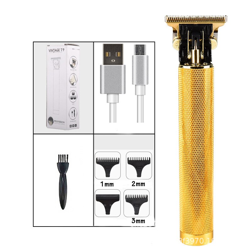 Cortadora de pelo para hombre, máquina de afeitar clásica, recargable, estilo de corte de pelo,: Style B