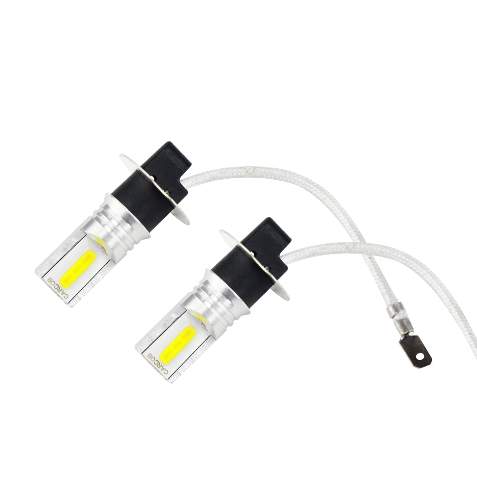 2 STUKS High power waterdichte IP65 12 v Helderheid H3 led fog light lamp voor auto's