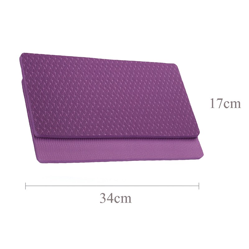 2 -teiliges set yoga-kniepolster, plank-kissen, fitness-pad, bodybuilding-kissen, ellbogenpolster, trainingsmatte für sport und pilates