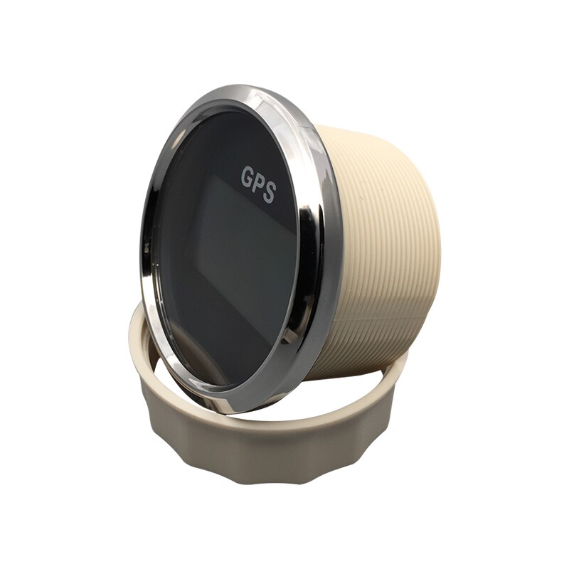 3 3/8" Digital GPS Speedometer Total Mileage Adjustable GPS Blind Area Odometer Compensation 12V 24V