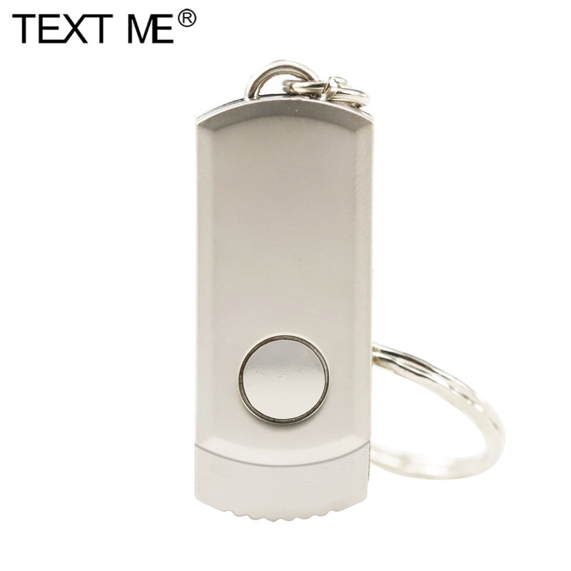 Texto 64GB de metal modelo de cristal USB Flash Drive 1 GB 2GB 4GB 8GB 16GB 32GB piedra preciosa pen drive especial