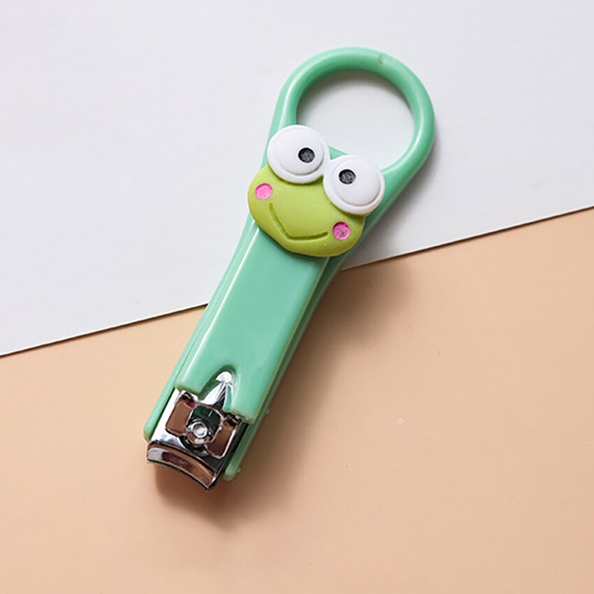 1pc leuke cartoon nagelknippers, kleurrijke kindernagelschaartjes, pedicure, teennagels, beauty manicure-instrumenten: Kikker