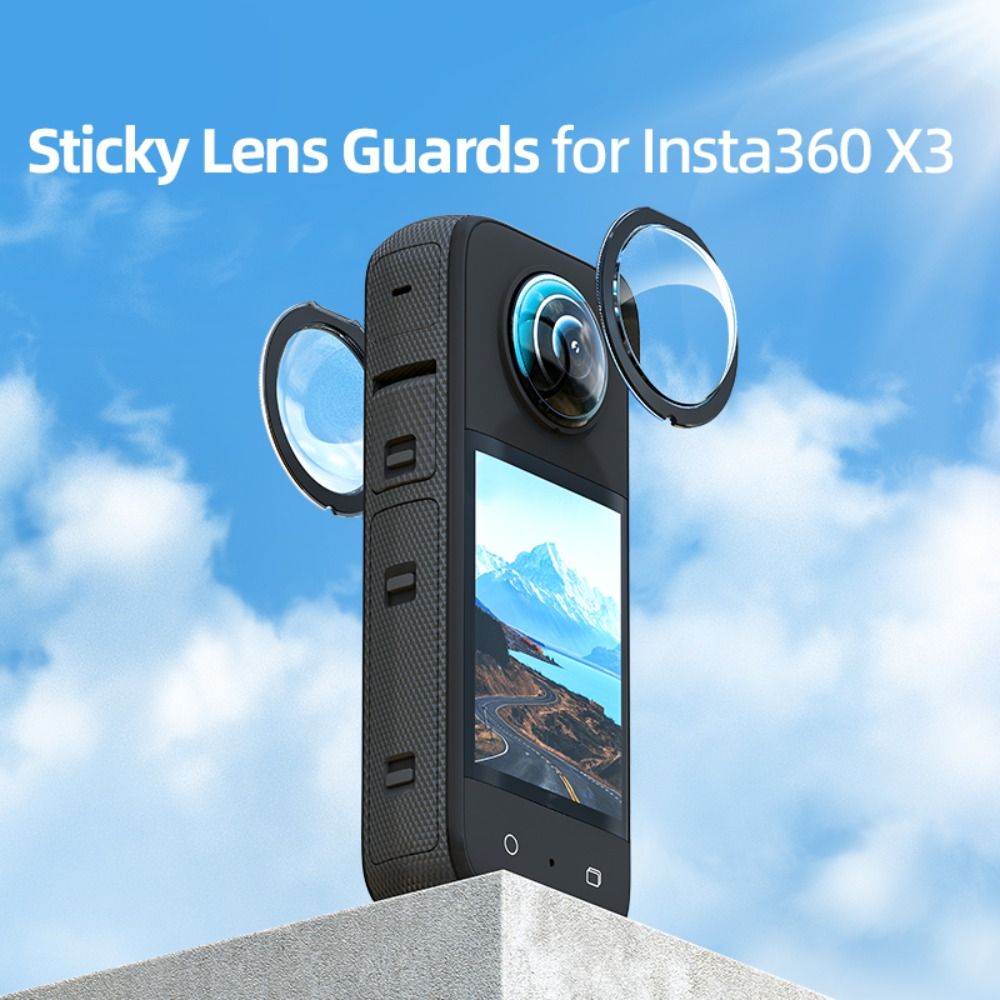Protectores de lente adhesivos para Insta360 X3/X2, doble lente, 360 Mod, accesorios protectores para Insta 360 X3/X2, nuevos